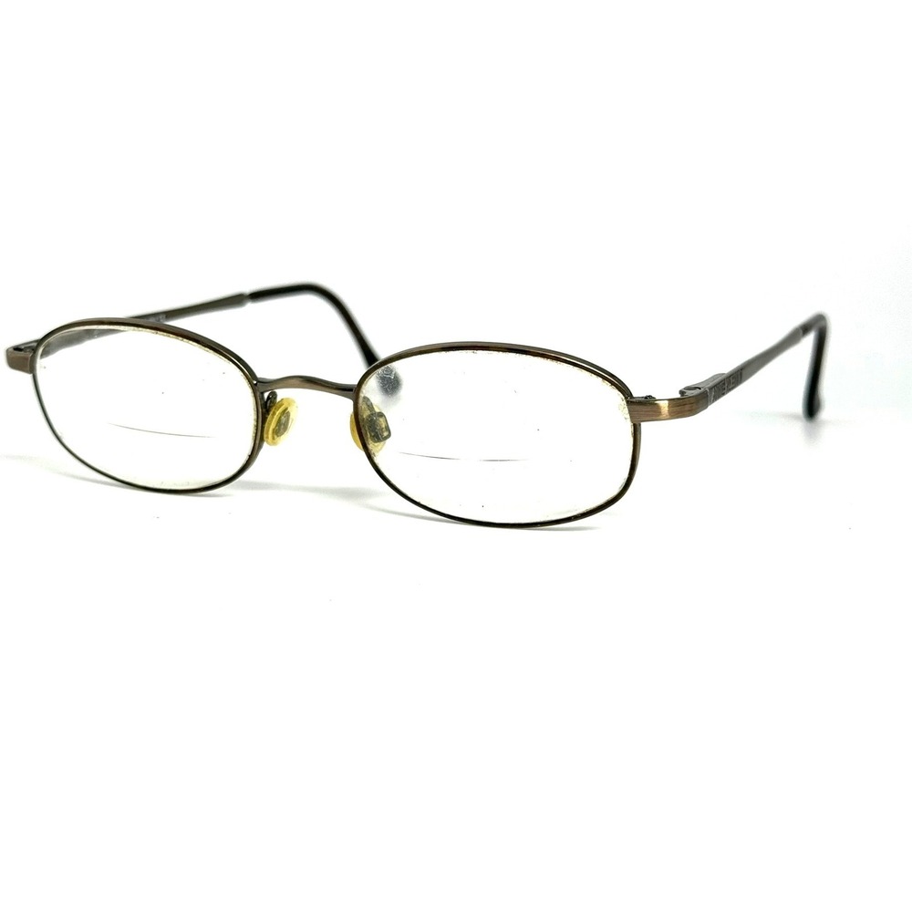 Anne Klein II 6012 K1092 Bronze Oval Eyeglass Frames Made in Italy 47-18-135
